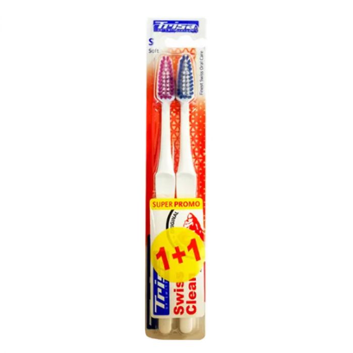 Lot de 2 Brosses à dents Swiss Clean Soft