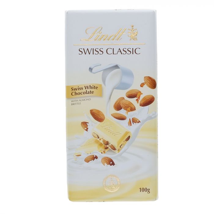 Chocolat chocolat suisse blanc aux amandes