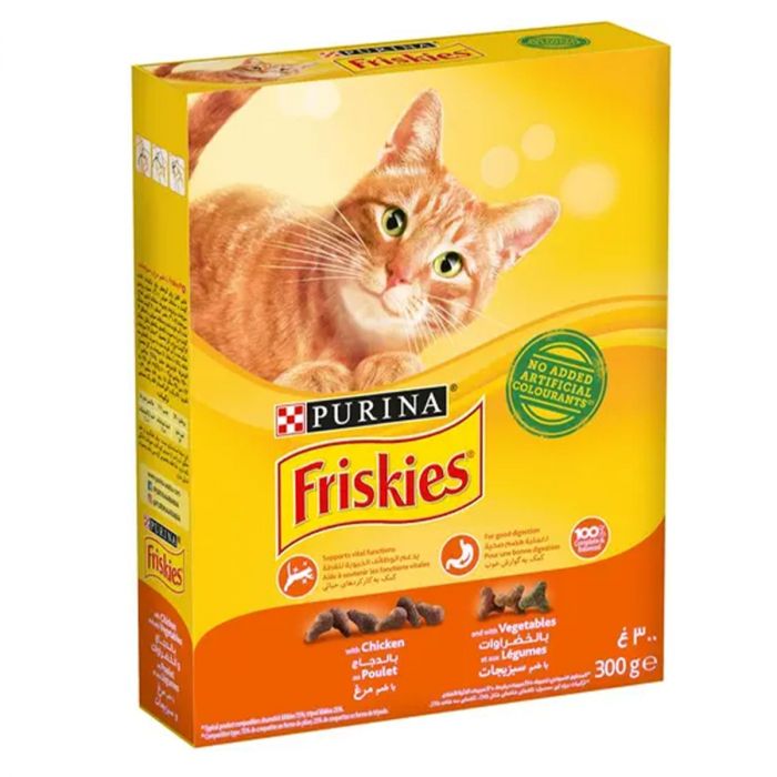 Croquettes pour Chat adult Poulet et Légumes 300gr