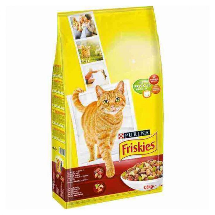 Croquettes pour chat Adult Bœuf, Poulet et Légumes 7,5Kg