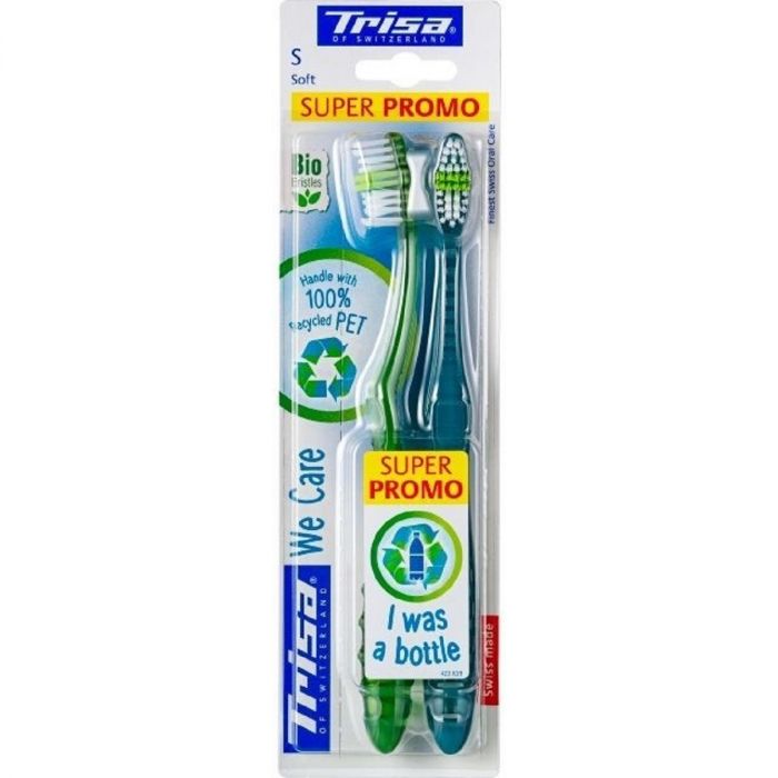 Lot de 2 Brosses à dents Bio We care Soft