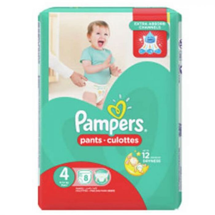 Couches bébé culotte taille 4 PAMPERS