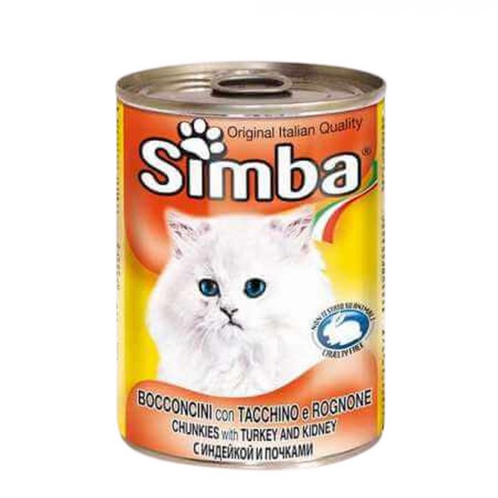 Aliment pour chat au dinde