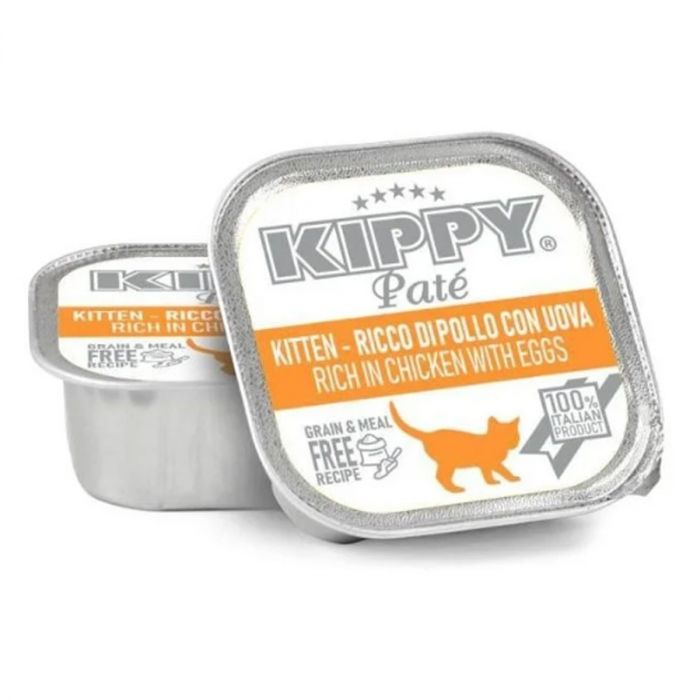 Barquette au poulet pour chats Kitten - 90 gr