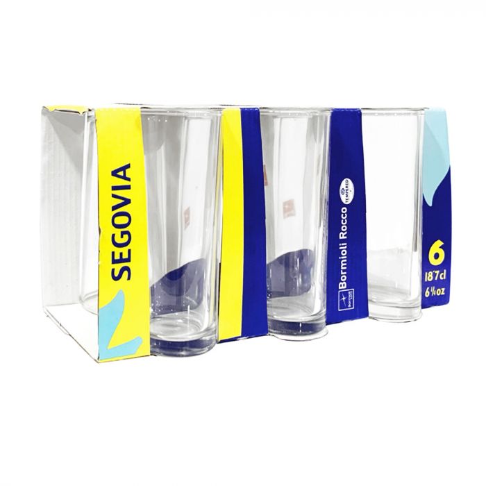 Coffret de 6 verres Segovia BORMIOLI